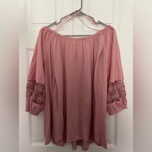 Loft Off Shoulder 3/4 Sleeve Top